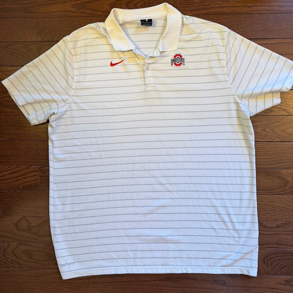 Men’s Nike Dri-Fit Ohio State Polo Shirt Size XL